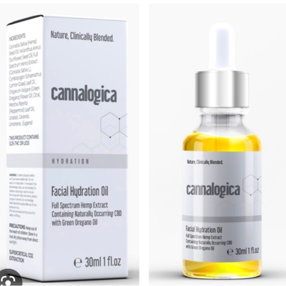 CANNALOGICA Facial Hydration Oil 30ml — Brand New/Sealed! Vegan, Clean Beauty🌱
